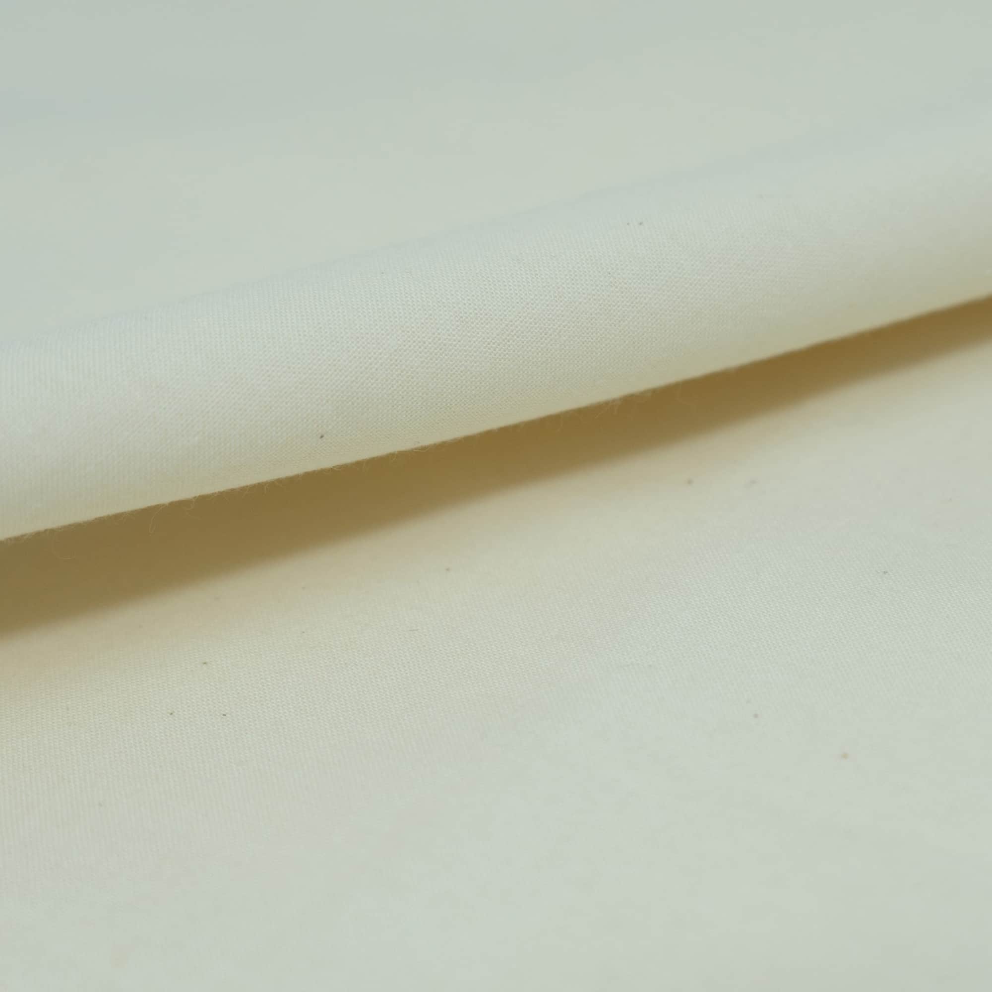 SINGER Ecru Cotton Muslin Fabric